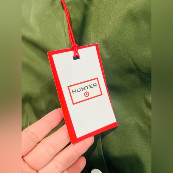 Hunter Target Olive Green White Varsity Swing Jacket Womens Size XL NEW - Picture 7 of 12